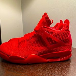 JORDAN 4 RETRO FLYKNIT RED
